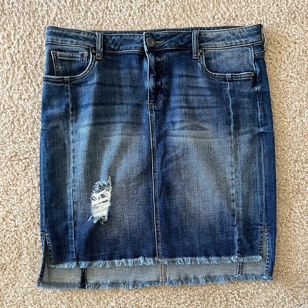 Denim Kut Jean skirt